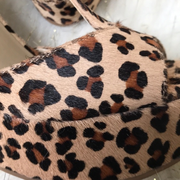 INC Faux Fur Animal Print platform - Picture 4 of 5